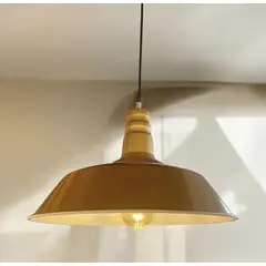 ARMONIA - LAMPARA COLGANTE METALICA DORADA 36 CM