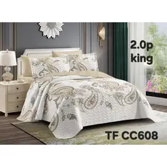 GENERICO - Cubre cama de verano tipo quilt delgados primavera verano de 2p 230x250cm