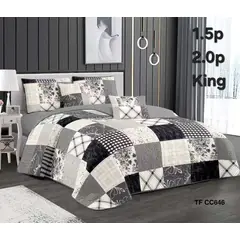 GENERICO - Cubre cama de verano tipo quilt delgados primavera verano de 2p 230x250cm