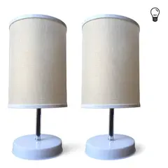 GENERICO - Pack Lampara Velador Mesa Escritorio Decorativa Interior E27