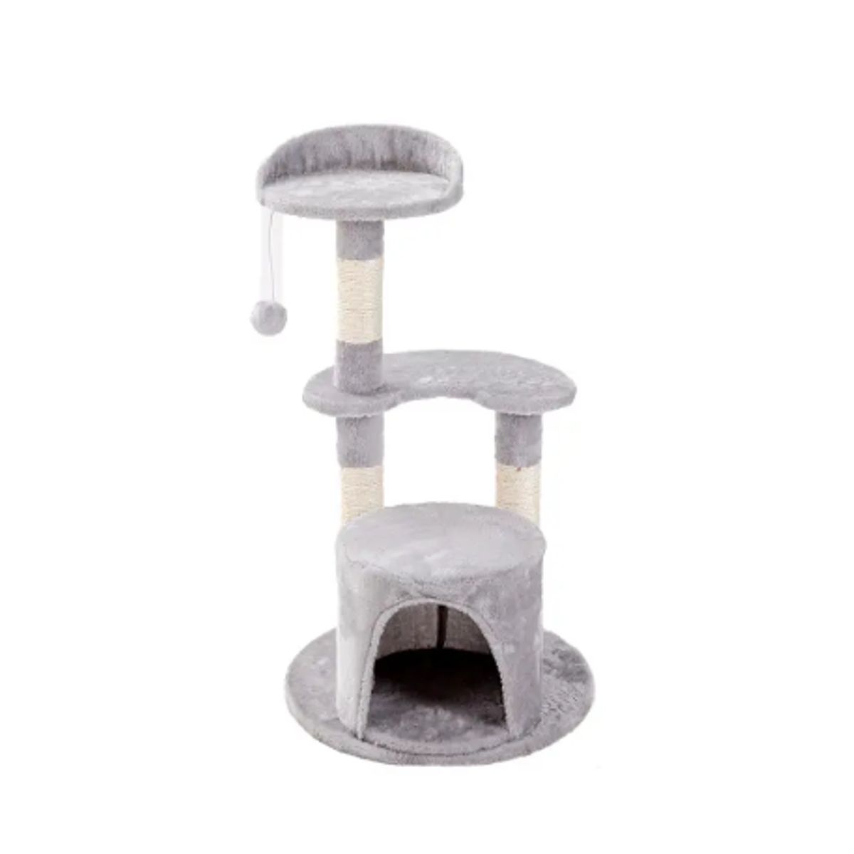 GENERICO - Rascador Arbol Para Gatos 45x80cm Estructura Resistente Alto
