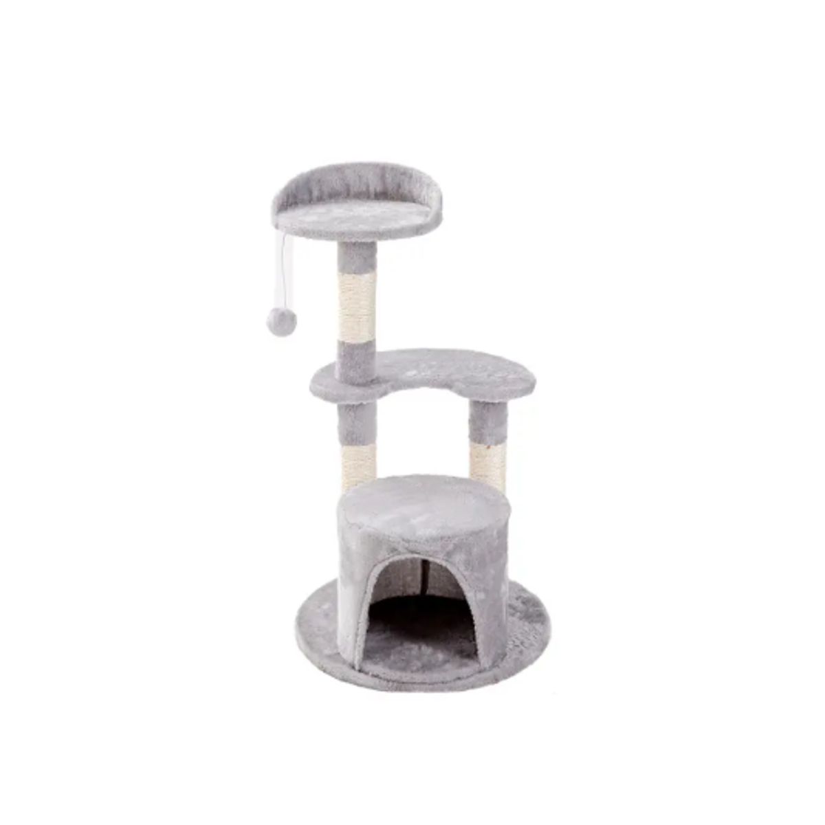 GENERICO - Rascador Arbol Para Gatos 45x80cm Estructura Resistente Alto