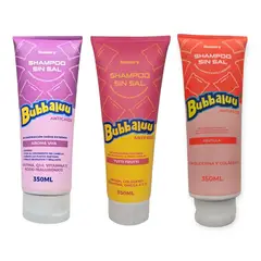 GENERICO - Shampoo Bubbaluu Sin Sal Aroma Frutilla Tutti Frutti Uva