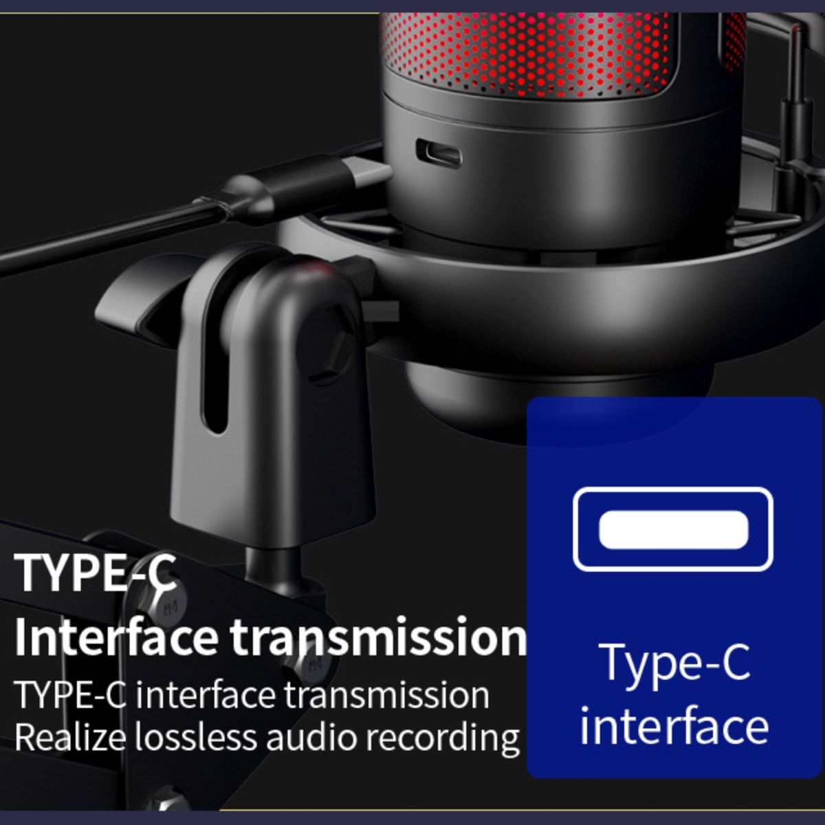 ATURE - Me6s Micrófono Modelo Para Streaming Podcast Celular Computa