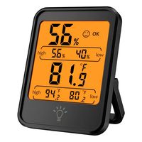 Higrómetro Digital Termómetro Pantalla Retroiluminada