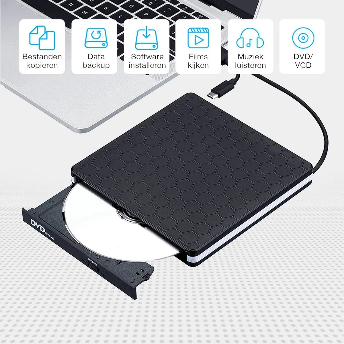 TIOZONEY - Grabadora externa usb30 HD DVD