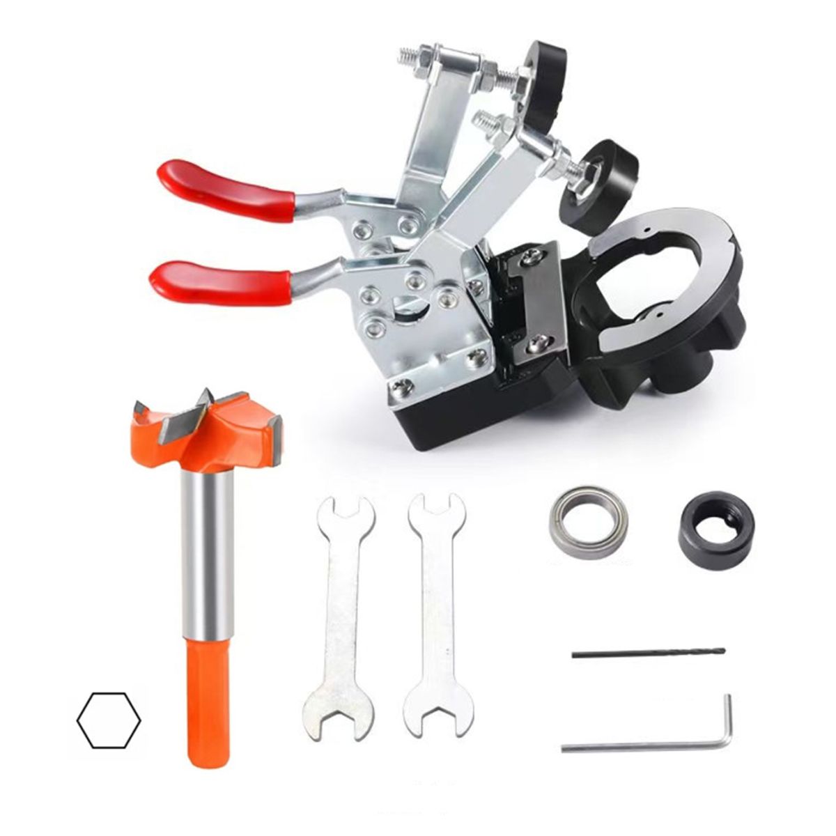 ATURE - Guía De Plantilla De Perforación Para Bisagra + Broca 35mm