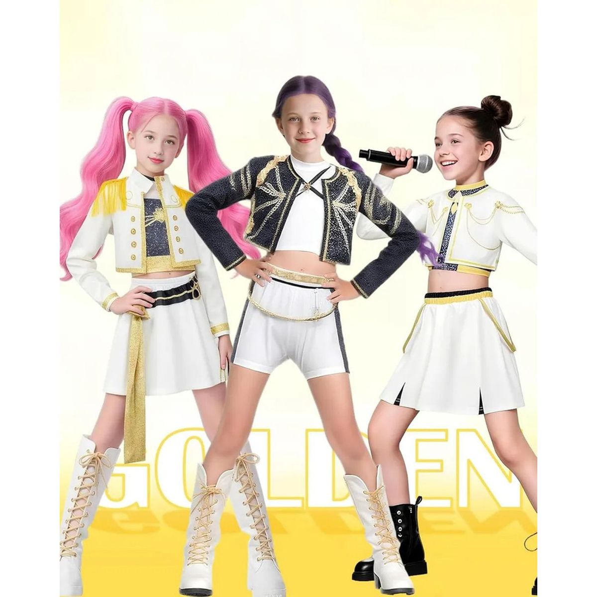 TIOZONEY - Traje De Cosplay De Rumi Zoey Mira Para Cosplay De Cazador 160cm