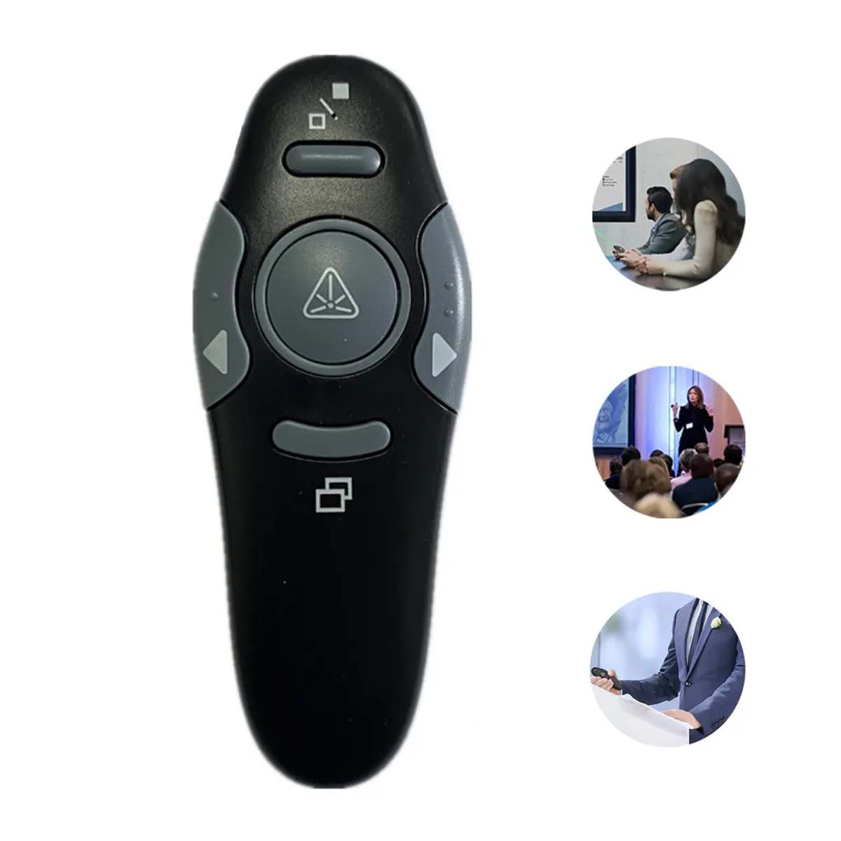 GENERICO - Bolígrafo Presentador para PowerPoint con Puntero Láser  2,4G