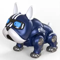 TIOZONEY - Robot de Bulldog de música de baile para niños