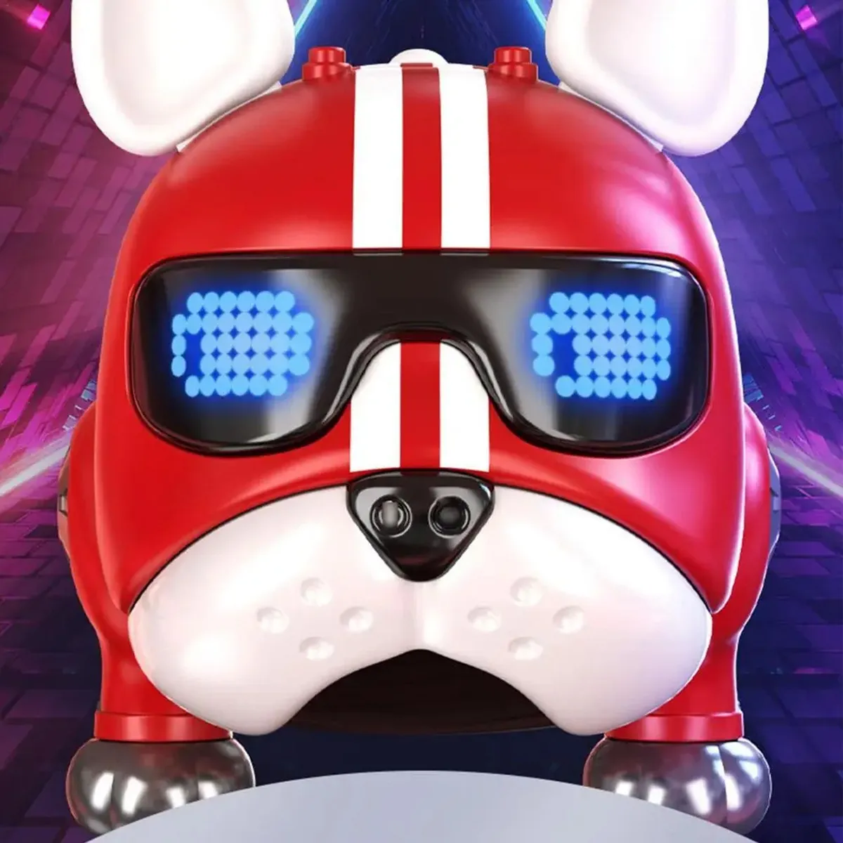 TIOZONEY - Robot de Bulldog de música de baile para niños