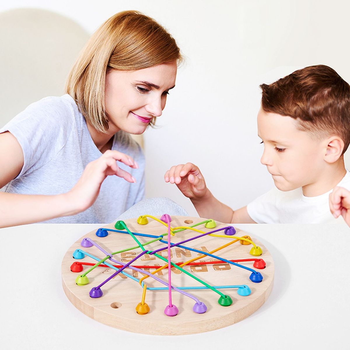 TIOZONEY - Juego de desatar cuerdas en la mesa