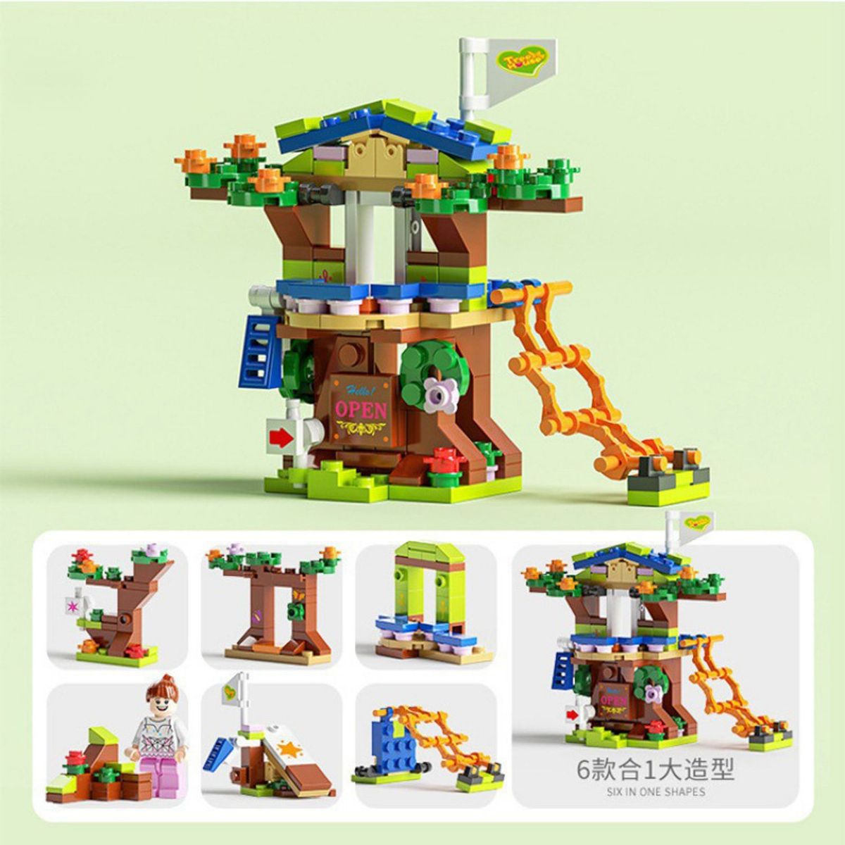 TIOZONEY - Juguete Para Niños Casa de Muñecas Armable