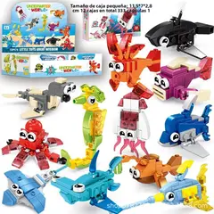 TIOZONEY - Juguete Para Niños Set de Underwater World Armables