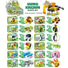 TIOZONEY - Juguete Para Niños Set de Animal Kingdom Armables