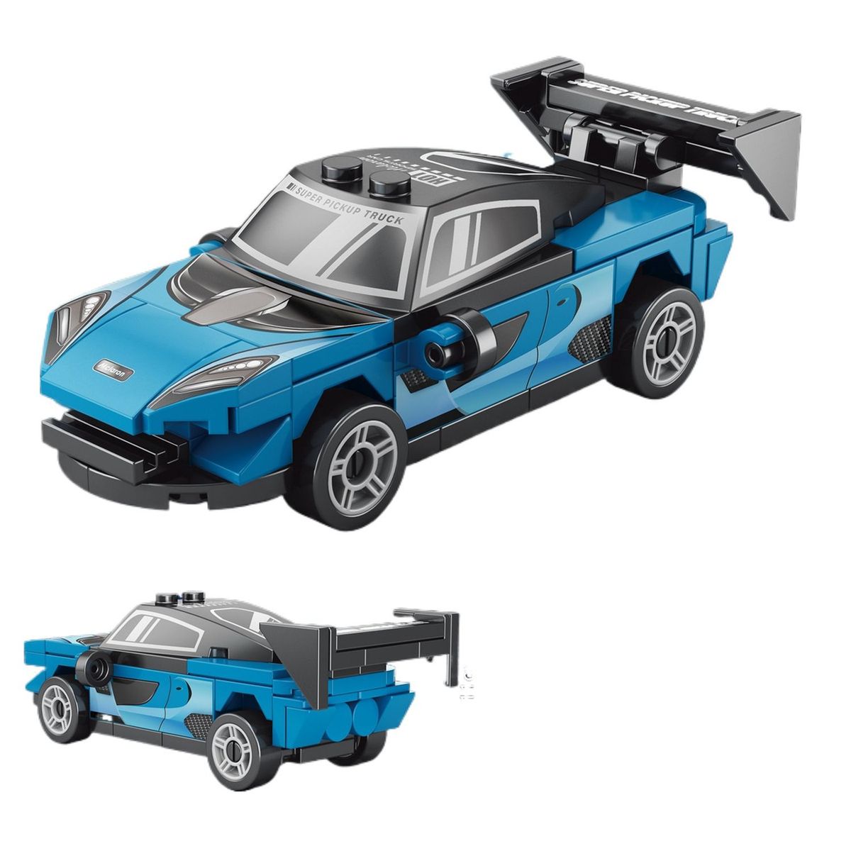 TIOZONEY - Juguete para Niños Auto Negro Armable