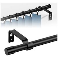 Barra De Cortina Telescópica 91-223cm Con Soportes