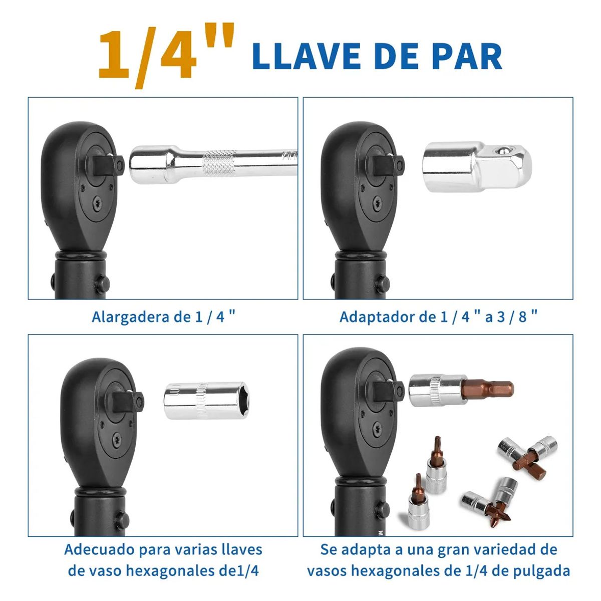 KUANGYE - Llave De Torque Profesional 14 2-24nm 33piezas