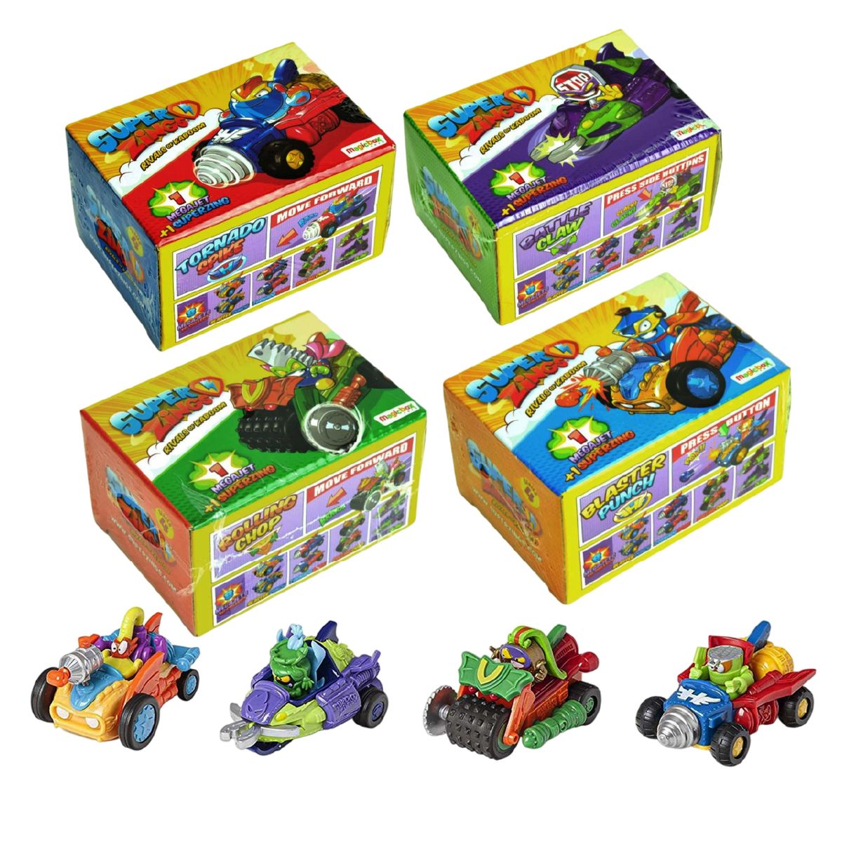 GENERICO - SUPERZINGS PACK 4 MEGAJETS SERIE 4