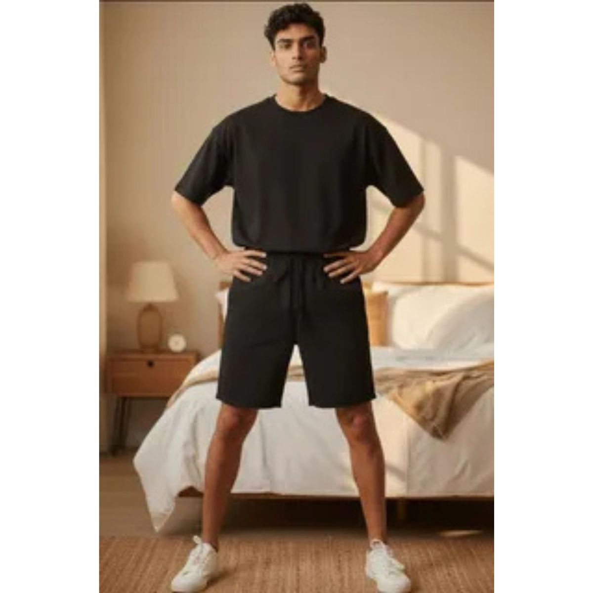 LOOK SHOP - PANTALON CORTO HOMBRE LINO. SHORT PREMIUM LIVIANO, CASUAL 7148