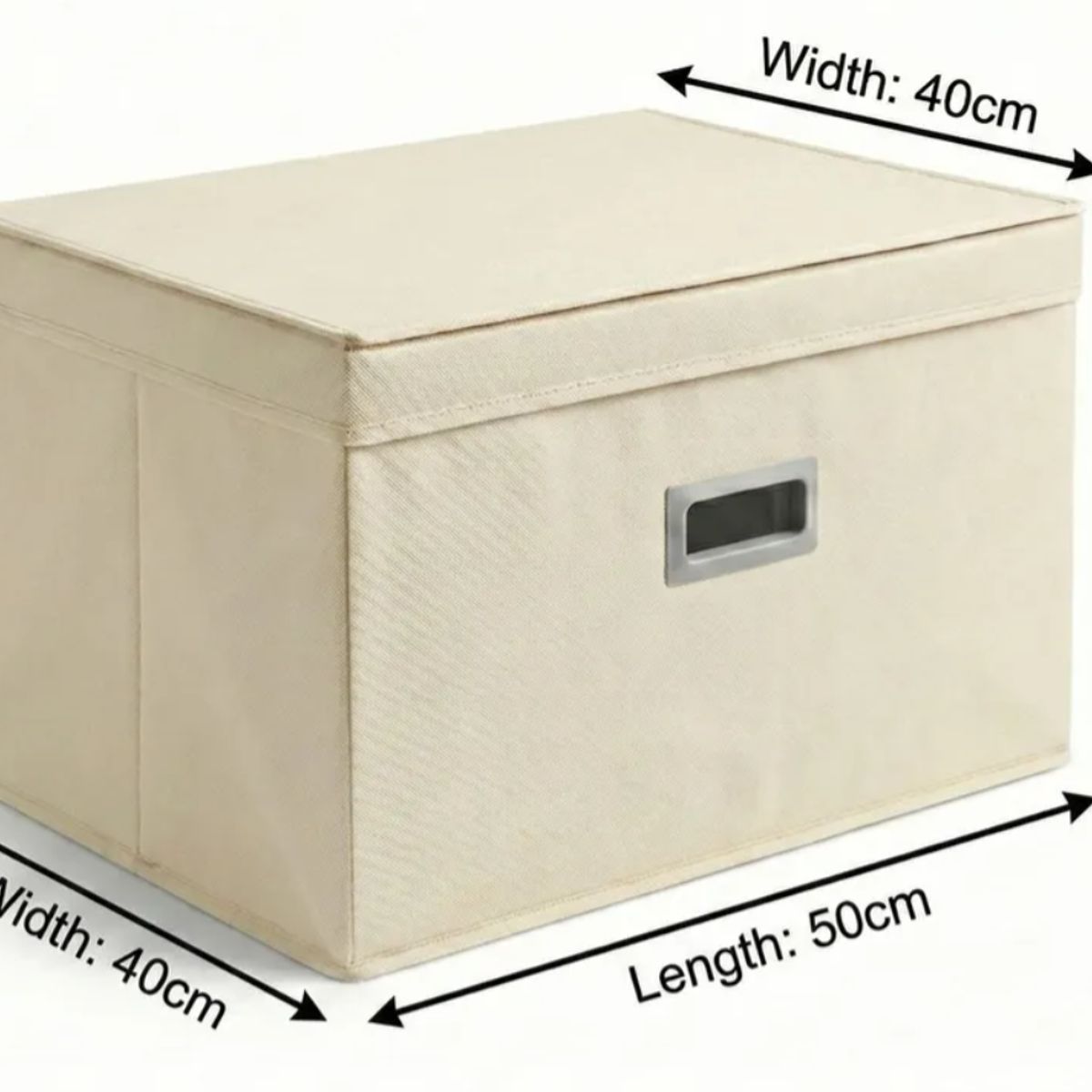 OKAY - Caja Plegable Organizadra Para Ropa Con Tapa Transparente L