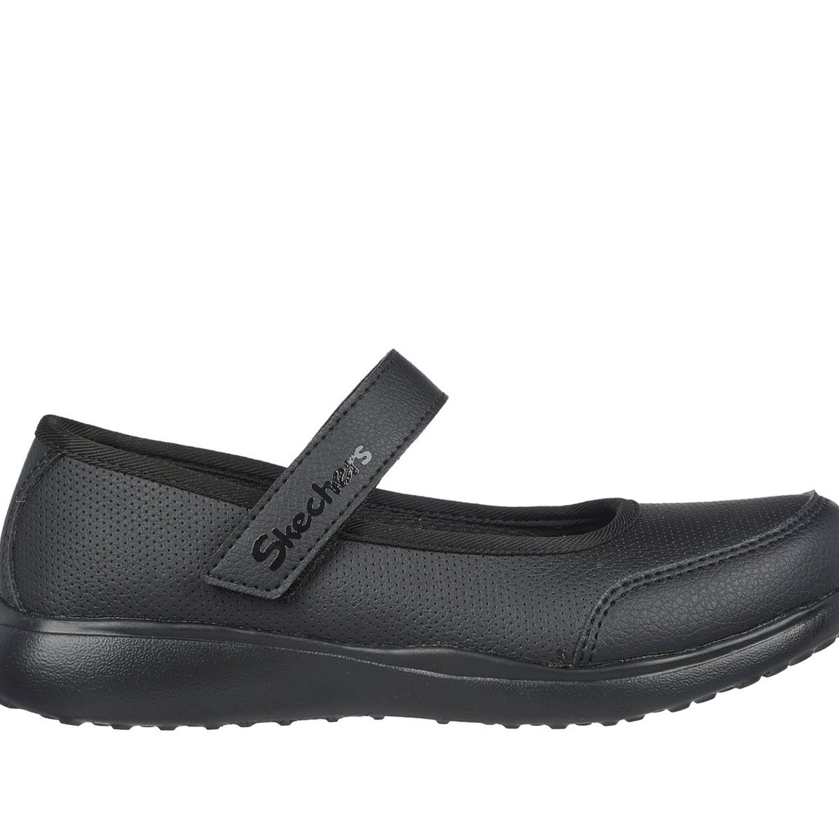 SKECHERS - Ballerina Escolar Niña Microstrides Recess Rules Negro Skechers