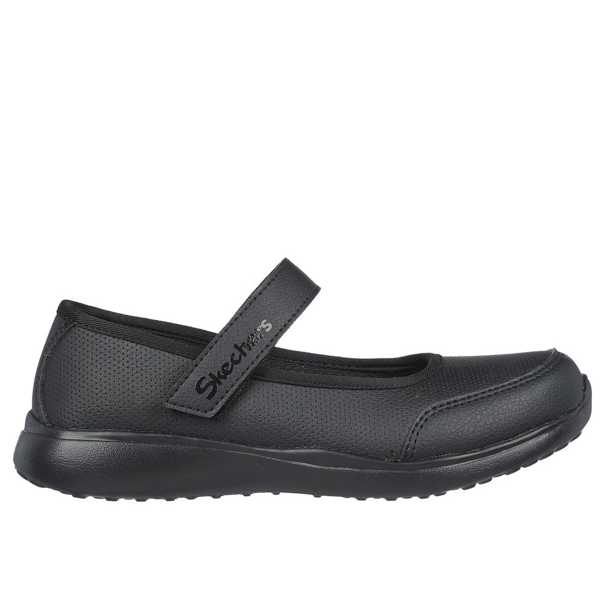 SKECHERS - Ballerina Escolar Niña Microstrides Recess Rules Negro Skechers