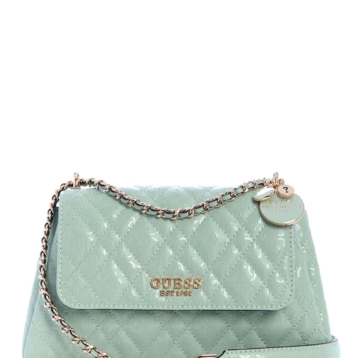 GUESS - Cartera Mujer Isemay Convertible Xbody Flap Celeste Guess