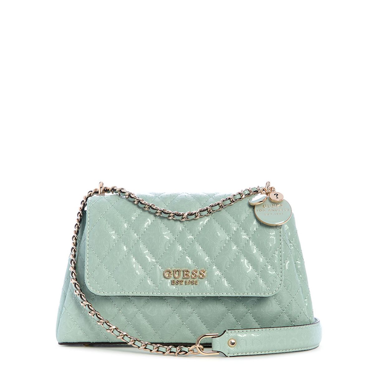 GUESS - Cartera Mujer Isemay Convertible Xbody Flap Celeste Guess