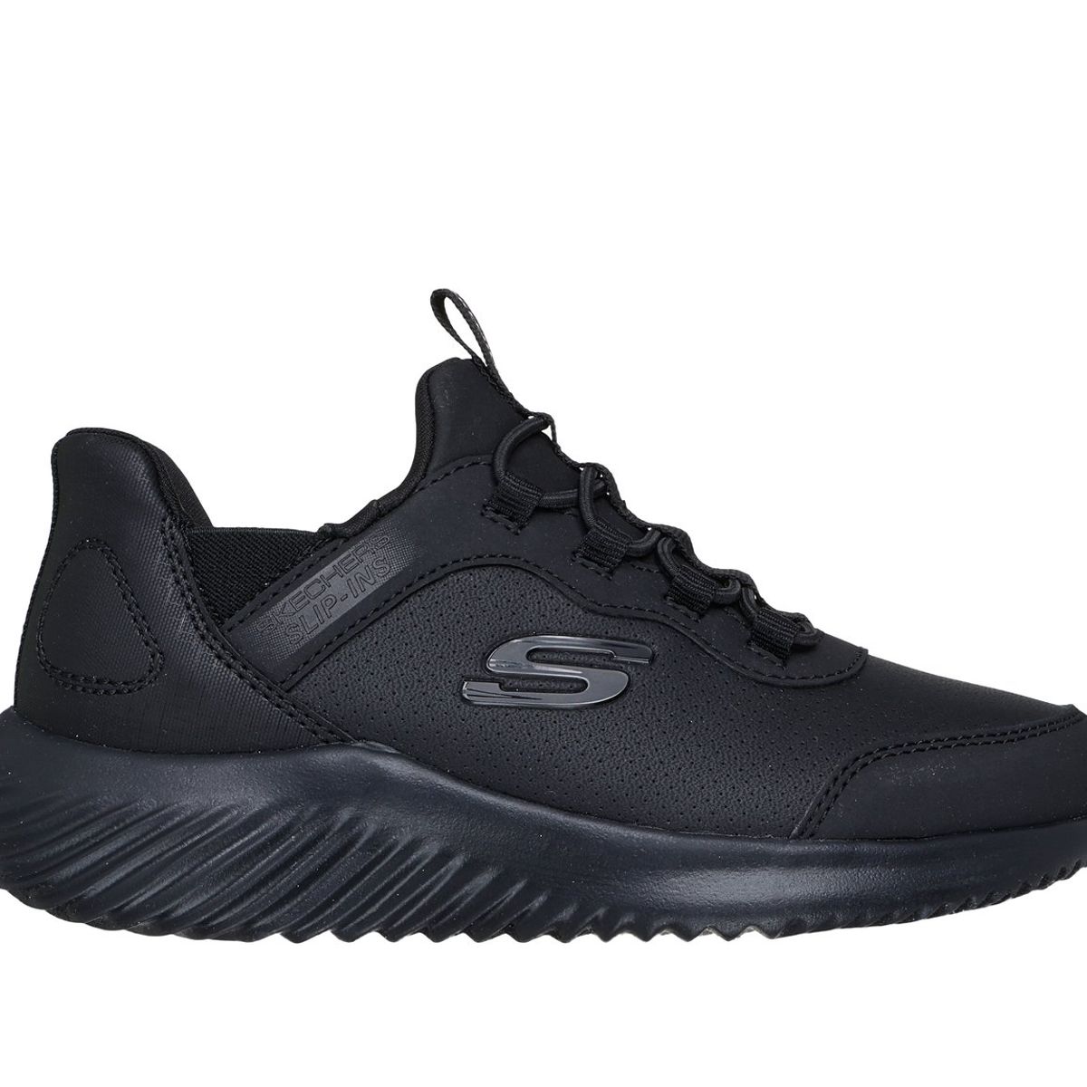 SKECHERS - Zapatilla Escolar Niño Slip-ins Bounder EliteStudiez Negro Skechers