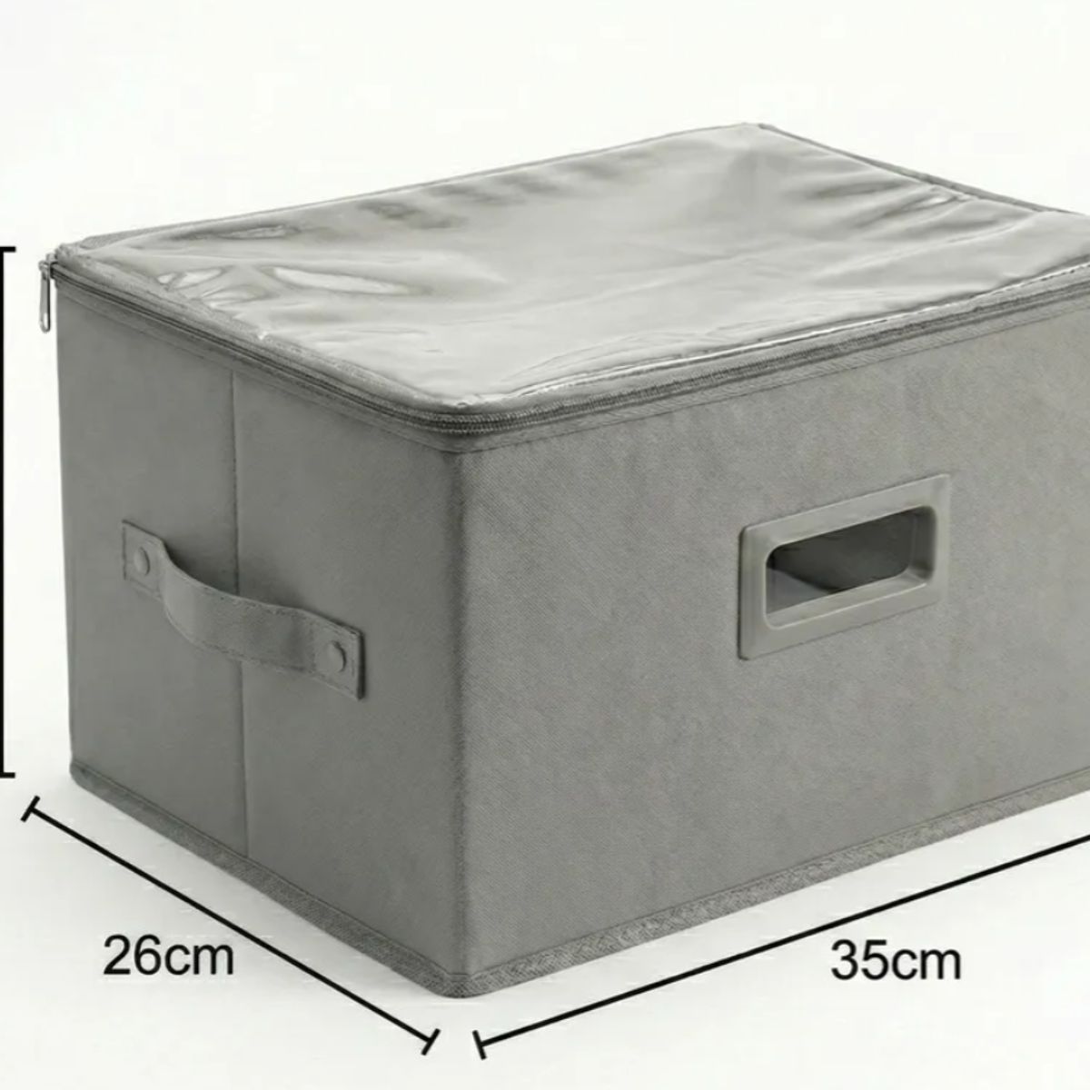 OKAY - Cajas Plegables Organizadras Para Ropa Con Tapa Transparente S