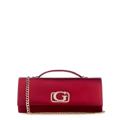 GUESS - Cartera Mujer Zalina Handle Clutch Rojo