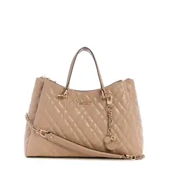GUESS - Cartera Mujer Isemay Gfriend Shldr Satchel Café Claro
