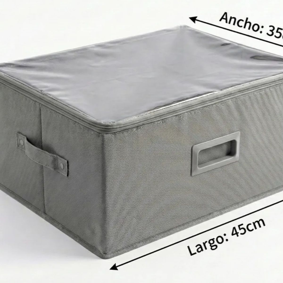 OKAY - Caja Plegable Organizadra Para Ropa Con Tapa Transparente M