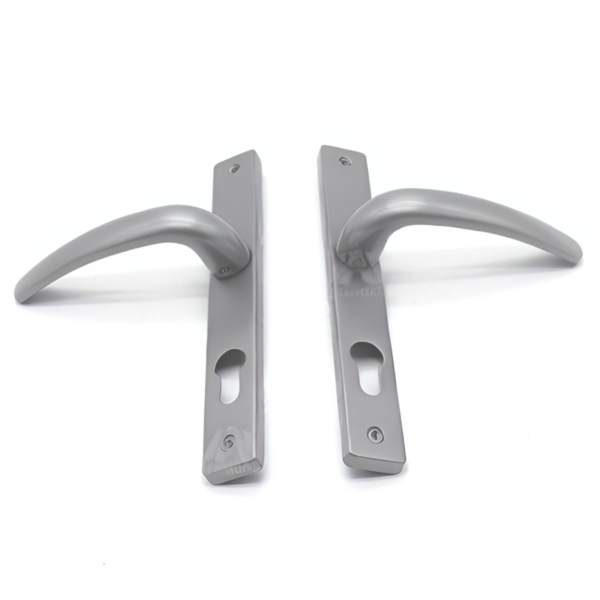 GENERICO - Cerradura de Embutir - Puerta Aluminio Abatible - Doble Manilla 1 Vuelta