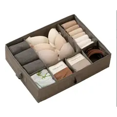 OKAY - Caja Tela Plegable Organizadora De Ropa De 7 Compartimientos