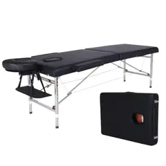 ULTRAESTETICA - Camilla para masajes 2 cuerpos aluminio + cabecera