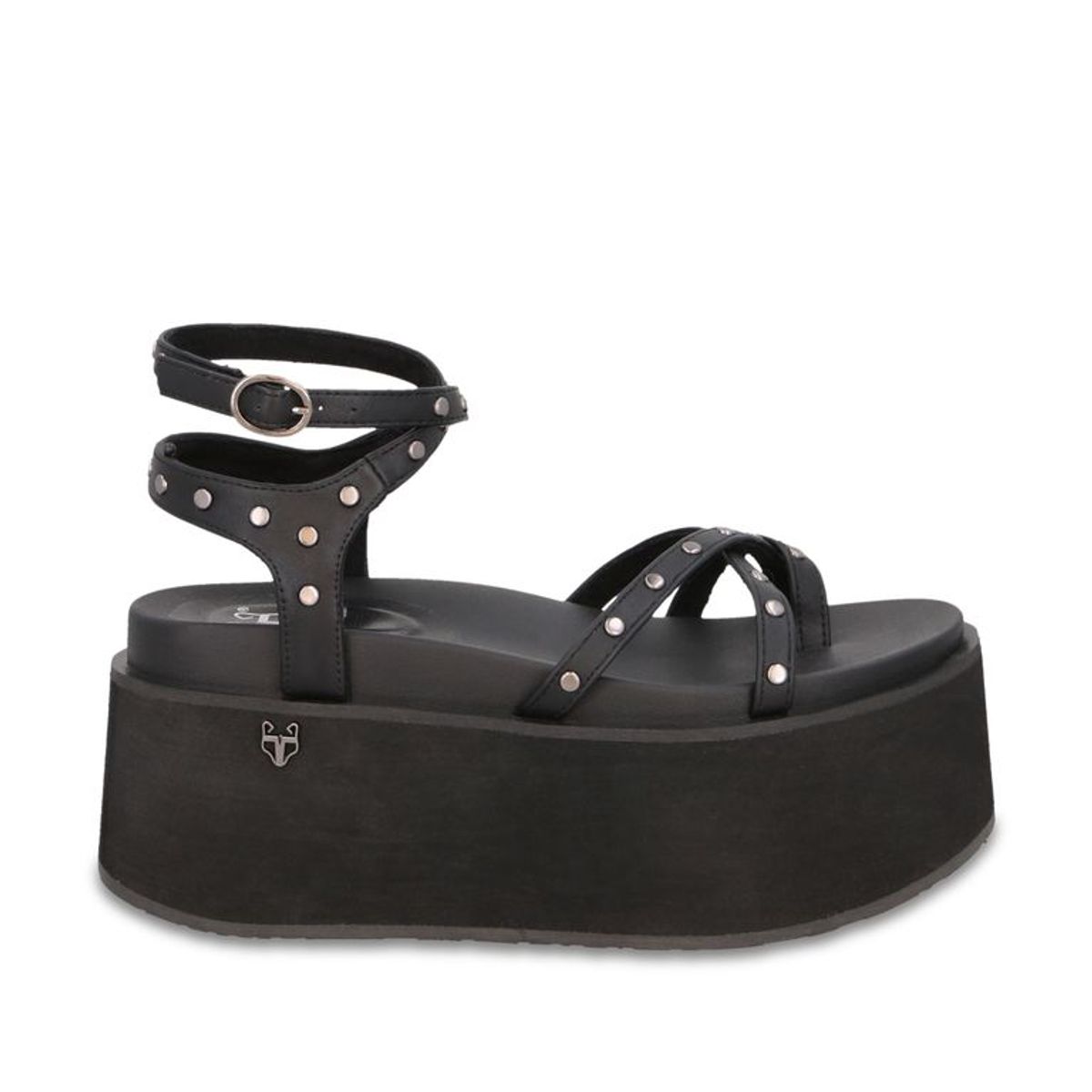 GOTTA - Sandalia Plataforma Negra Mujer 35188