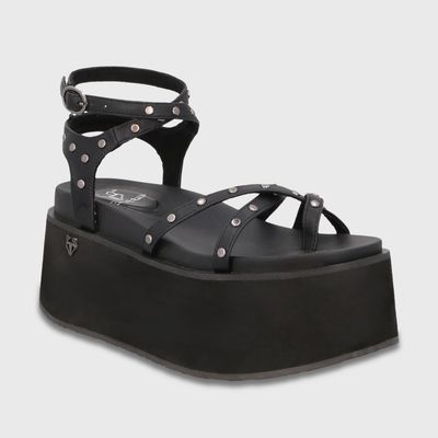 Imagen 2 del producto Sandalia Mujer Plataforma Negra 35188