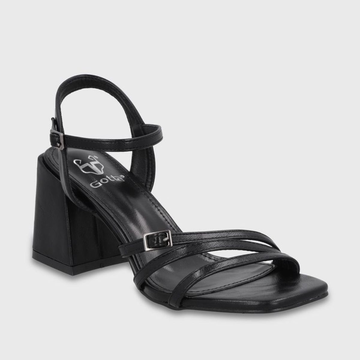 GOTTA - Sandalia Taco Negra Mujer 35134