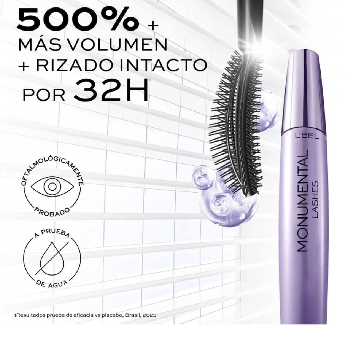 GENERICO - Máscara De Pestañas Efecto Volumen Monumental Lashes Noir