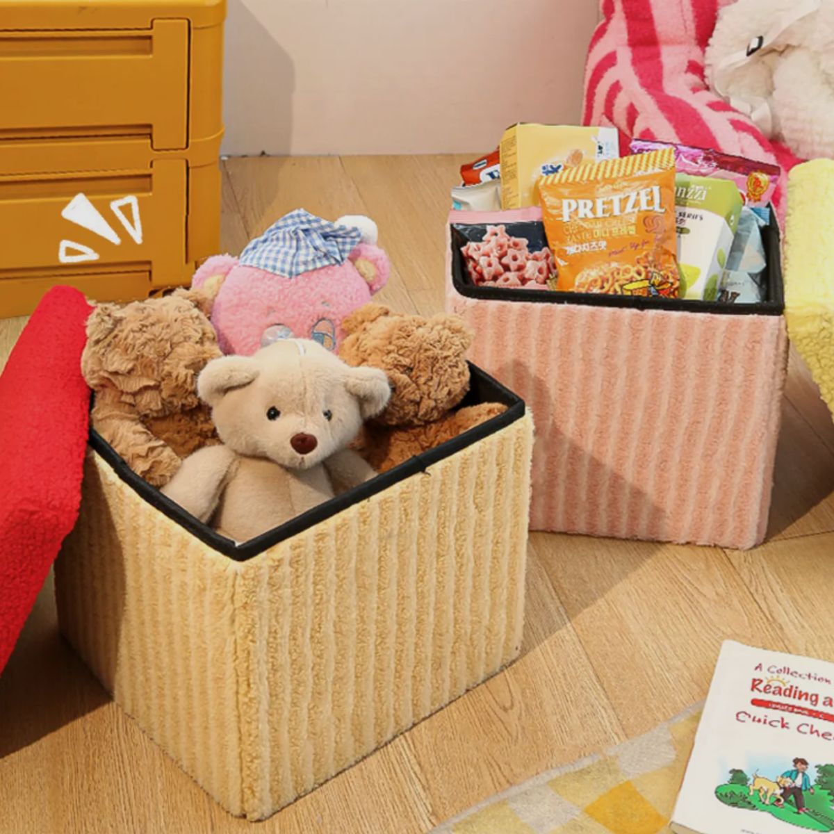 OKAY - Silla Cubo Organizador Caja Plegable Para Juguetes De Niños