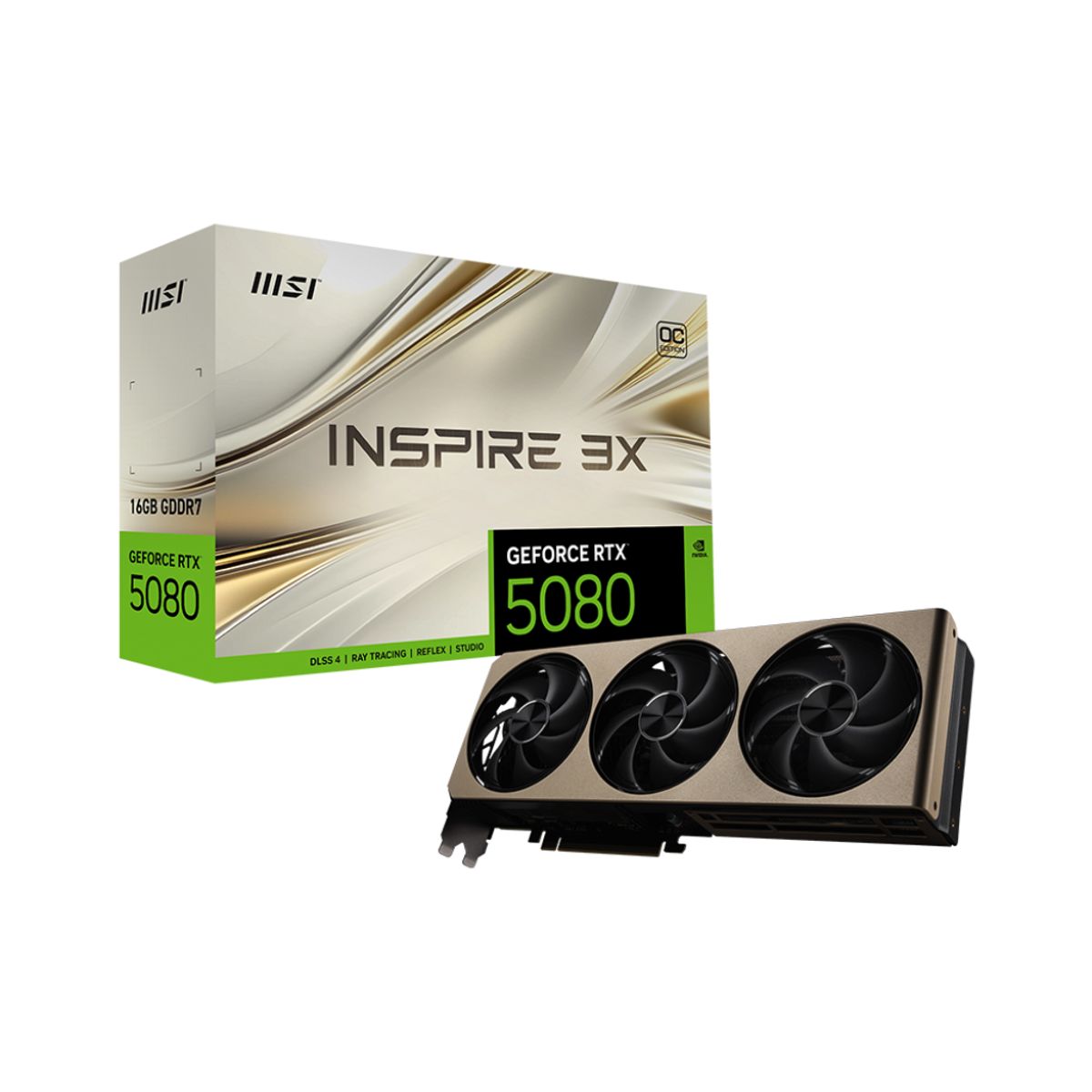 MSI - Tarjeta de Video - MSI  Inspire 3X - Nvidia RTX 5080 16G OC