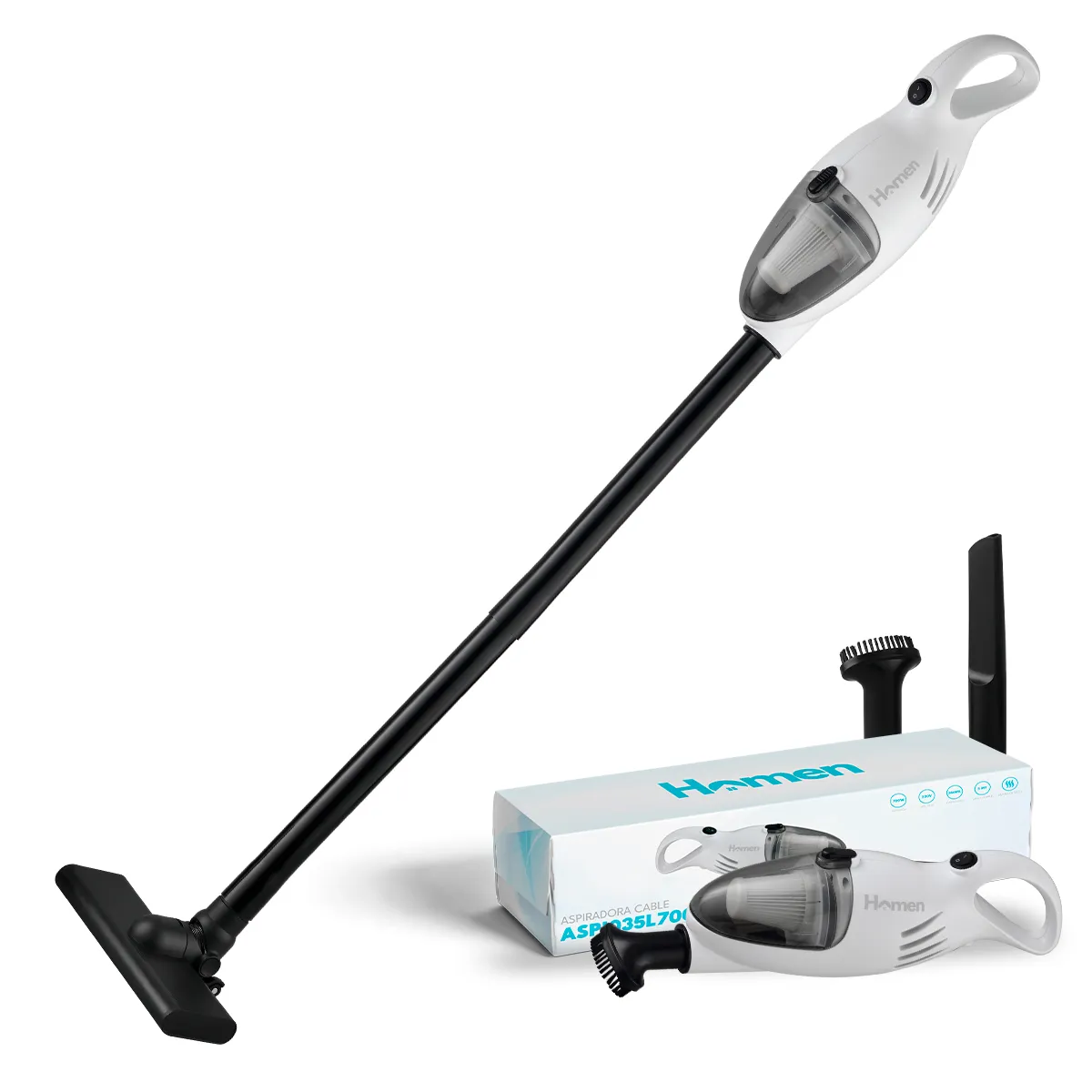 HOMEN - Aspiradora Vertical Homen 700w