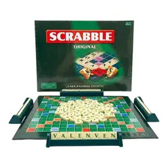 CRUSEC - SCRABBLE Juego de Mesa Adivinar Palabras Divertido para Familias