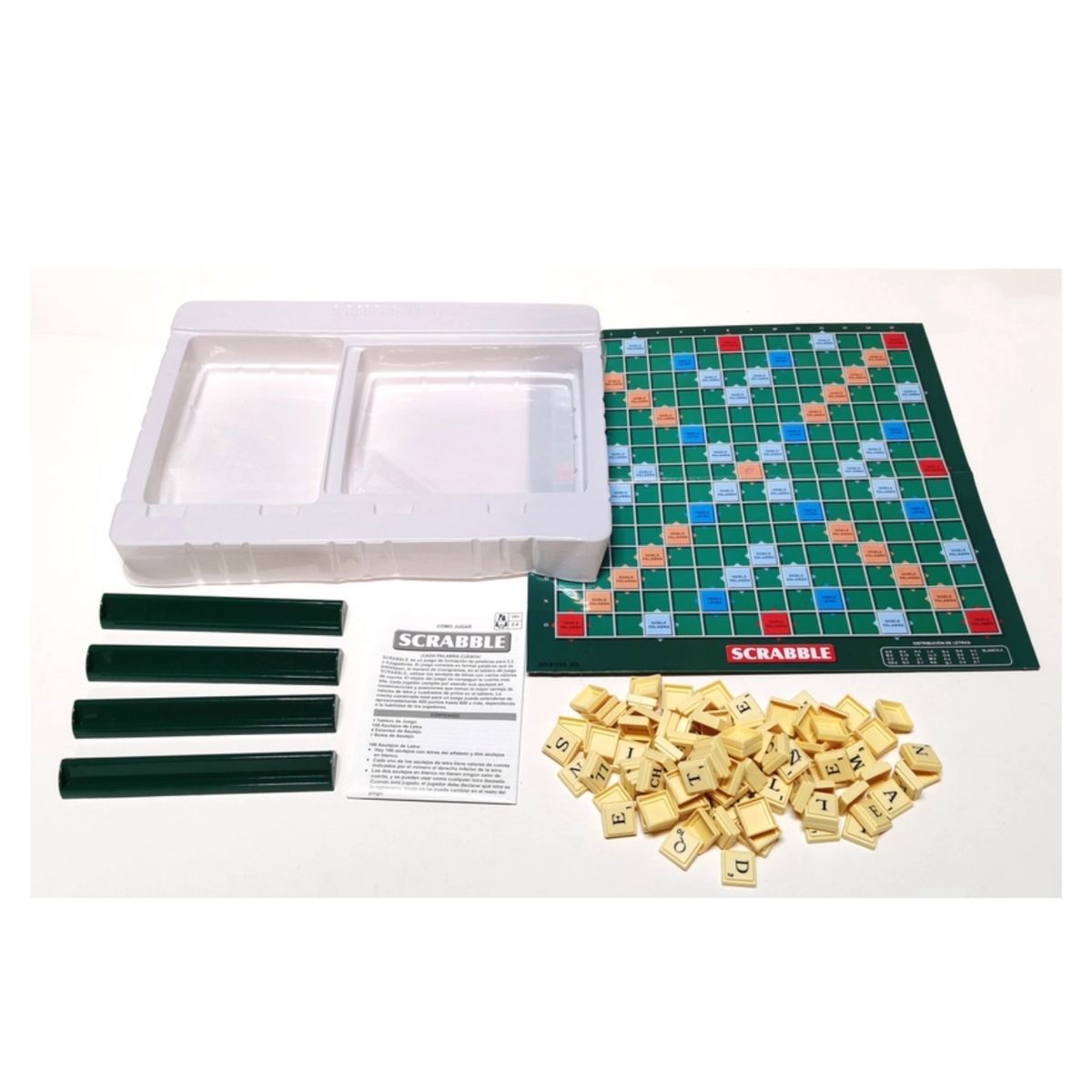 CRUSEC - SCRABBLE Juego de Mesa Adivinar Palabras Divertido para Familias