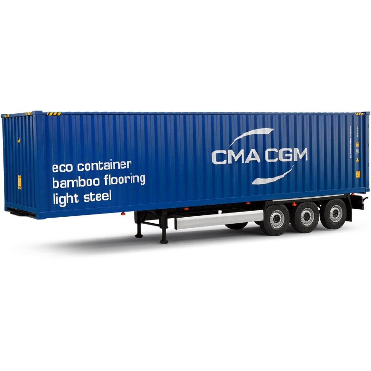 GENERICO - SOLIDO 2400507 1-24 CONTAINER TRAILER BLUE 2024