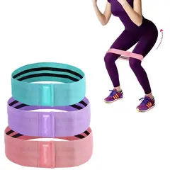 GENERICO - Set 3 Bandas Elásticas Resistencia Para Glúteos Piernas