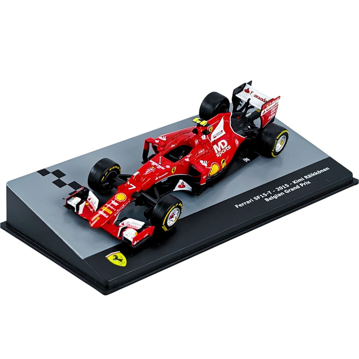 FORMULA 1 - Auto Formula 1 Ferrari SF-15 T 2015 #5 Sebastián Vettel Caja Acrilica IXO 1:43