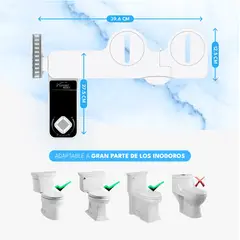HOMEN - Bidet Wc Inodoro Ajustable Universal